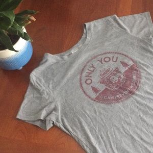 Gray Smokey the Bear Tee
